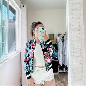 Bomber Floral Jacket used twice